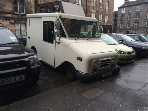 White and red for sale sign. Grumman LLV | possibly the most obscure vehicle I've seen ...