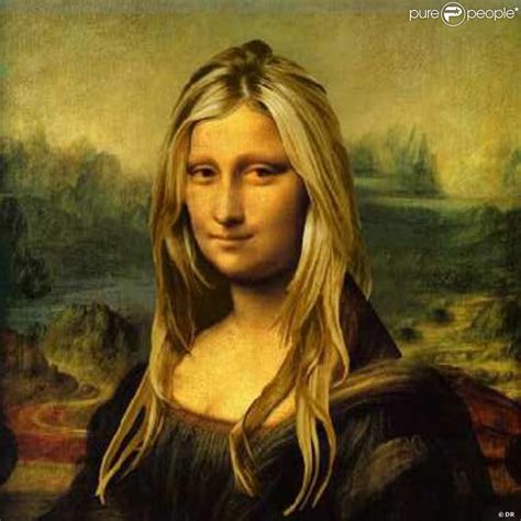 La Joconde Blonde Mona Lisa Parody Mona Lisa Real Mona Lisa