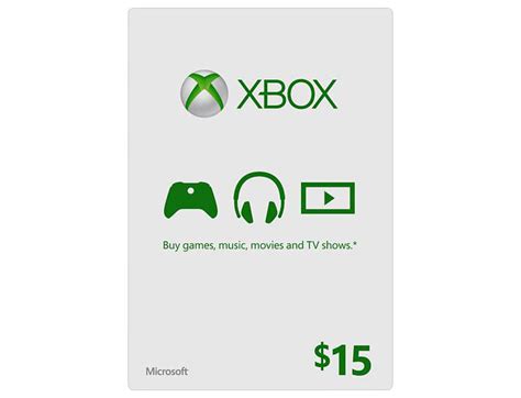 Maybe you would like to learn more about one of these? 15% off Microsoft $15 Xbox Gift Card - $12.75 + Free Shipping