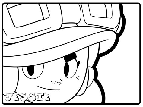 Brawl Stars Character Jessie Coloring Pages Xcolorings My XXX Hot