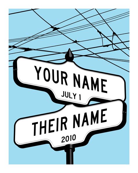Buy Customizable Street Name Signs Print Online In India Etsy