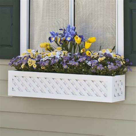Fake flowers that look real for window boxes. Create a Crisp Display for Your Plants with PVC Flower ...