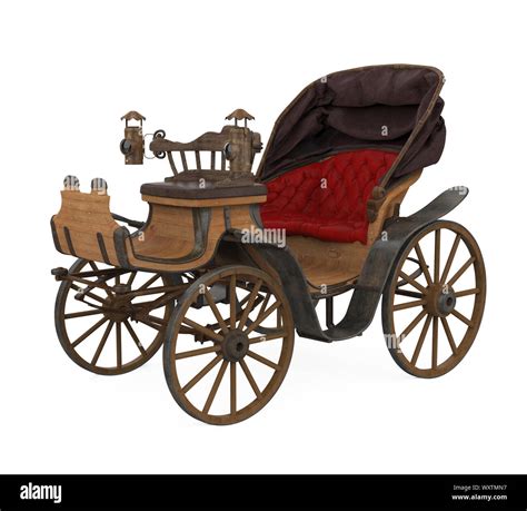 Classic Carriage Isolated Stock Photo Alamy