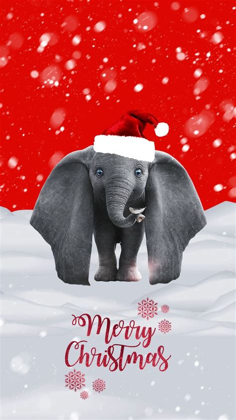 Dumbo Merry Christmas Wallpaper