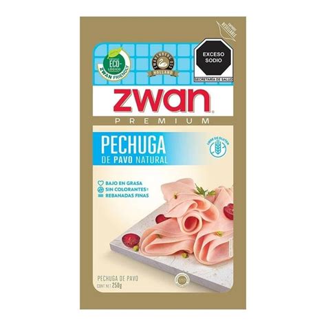 Pechuga De Pavo Zwan Premium Natural 250 G Walmart