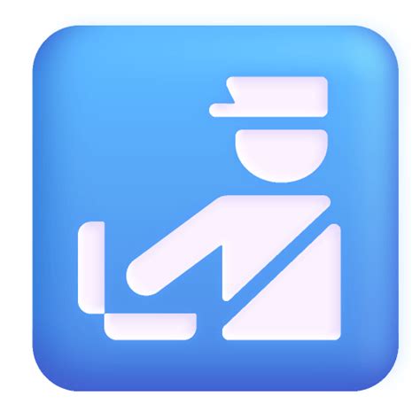 Customs 3d Icon Fluentui Emoji 3d Iconpack Microsoft