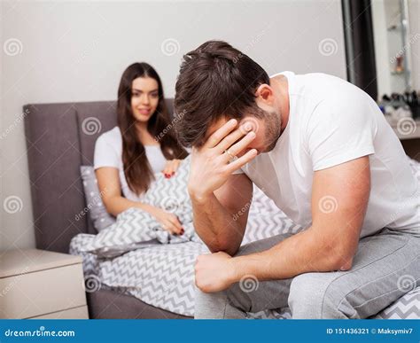 Unhappy Married Couple And Sexual Problems Concept Stock Image Image Of Crisis Depression