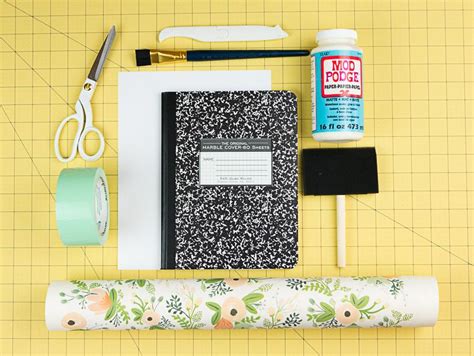 Diy Journal From A Boring Composition Notebook This Would Make A Cute