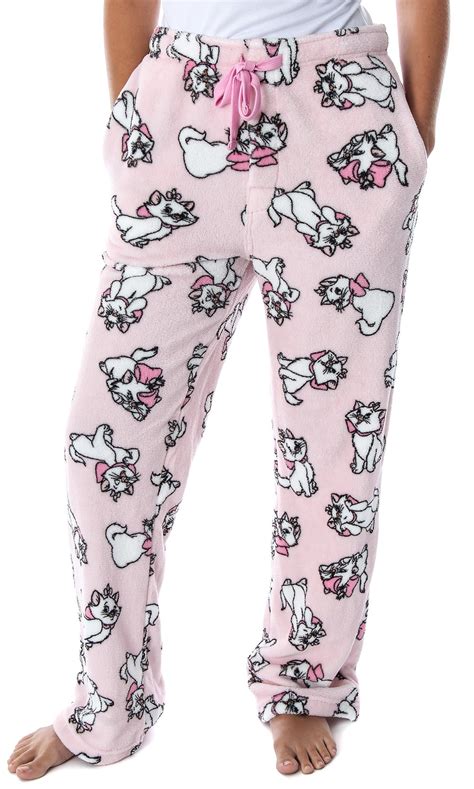 Disney Women S Aristocats Marie Kitty Cat Fleece Plush Pajama Pants X Large