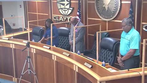 Clayton County Board Of Commissioners Special Called Meeting August 24 2022 Clayton County