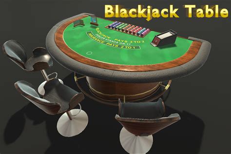 Blackjack Table 3d Interior Unity Asset Store