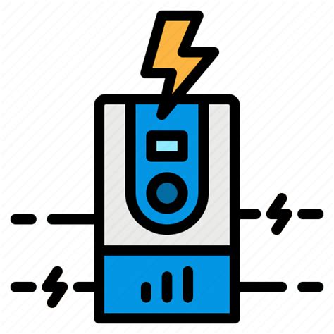Battery Power Supply Thunder Ups Icon