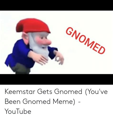Gnomed Keemstar Gets Gnomed Youve Been Gnomed Meme Youtube Meme On