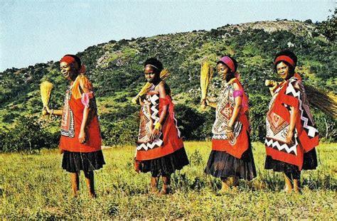 Swaziland Traditional Dress Married Women National Clothes