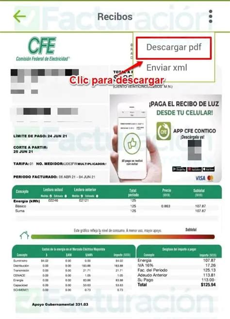 Imprimir Recibo De Luz De CFE En Minutos