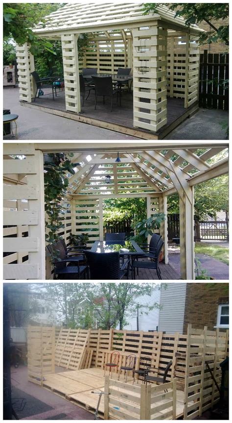 Pavilion Made From Recycled Pallets 1001 Pallets Pallet Furniture