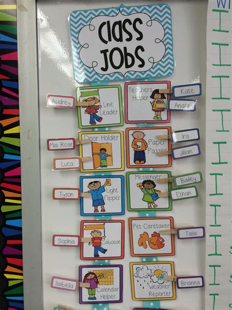 Back To School Printable Tools And Activities For K 2 Classroom Jobs
