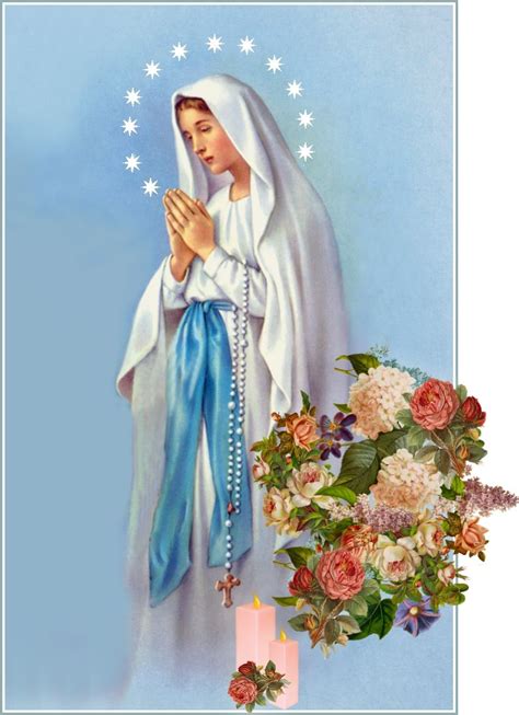 Our Lady Of Lourdes Mama Mary Images Jesus And Mary Pictures Catholic