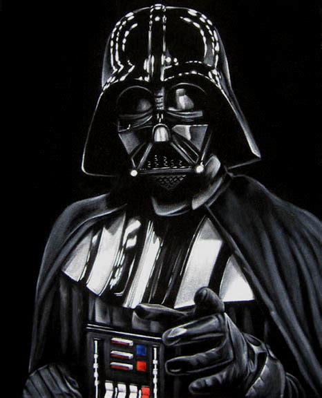 Vader Black Velvet Painting Velvet Geek Paintings For Your Inner