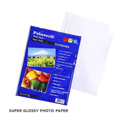 Jual PRINTECH Kertas Foto / Photo Paper Super Glossy A4 210g - Jakarta