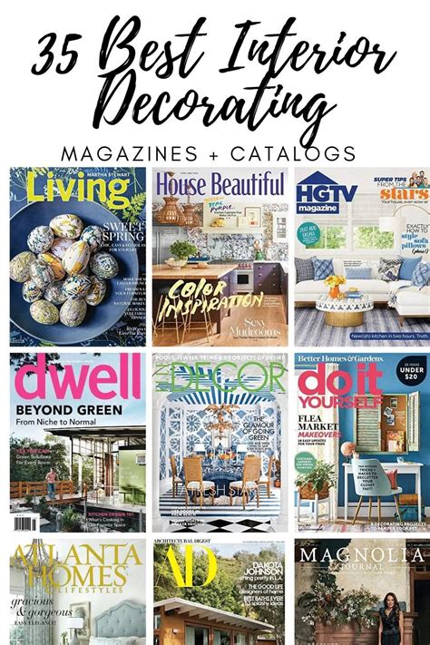The 35 Top Interior Decorating Magazines You Need Right Now + 17 FREE