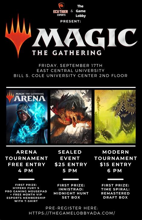 Esports Club The Game Lobby Magic The Gathering Tournament East