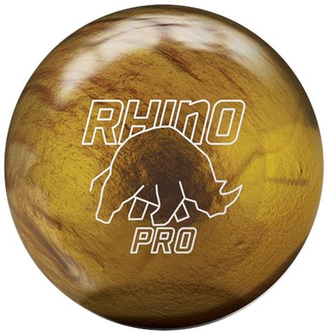 Brunswick Vintage Gold Rhino Pro Bowling Balls Free Shipping