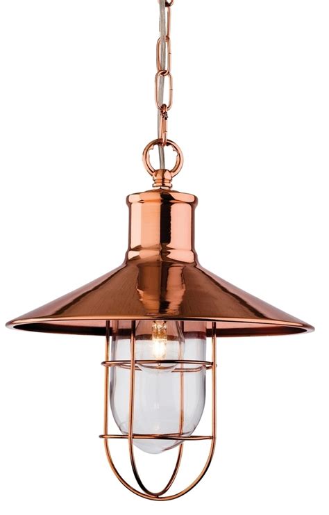 Searchlight marquise 3 light drum pendant antique copper. Caged Interior Lantern with Clear Glass
