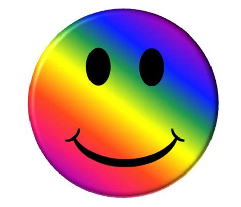 Rainbow Smiley Faces Rainbow Smiley Face Pocket Mirror Happy Hippie