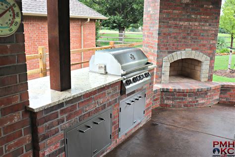 Once we have your selections, we will design a kitchen, bath, pantry, laundry room or outdoor kitchen that is perfect for your lifestyle, space and budget. Outdoor Kitchens OKC | Outdoor kitchen, Brick kitchen, Outdoor