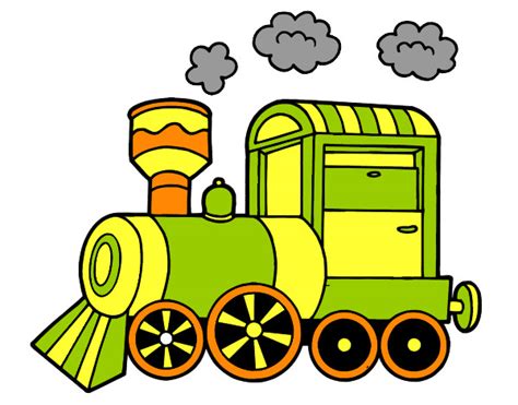Dibujo De Tren Verde Pintado Por Angieml En El Día 10 08 12