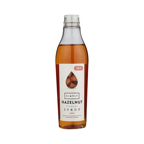 Simply Sugar Free Hazelnut Flavouring Syrup 25CL Discount Cream