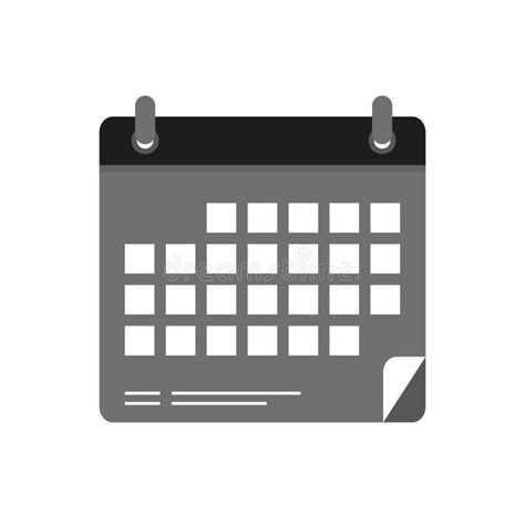Almanac Calendar Icon Symbol Illustration Design Stock Vector