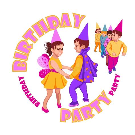 Birthday Party Emblem For Children Parties Parties Concerts Dance