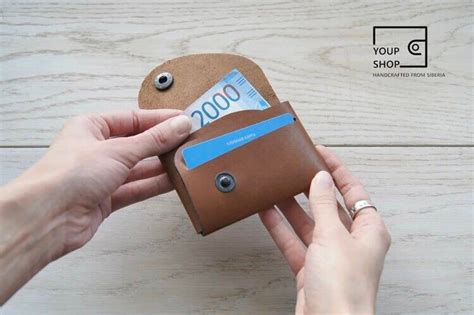 Origami Leather Wallet Pattern Pdf Snap Wallet Pattern Etsy In 2020