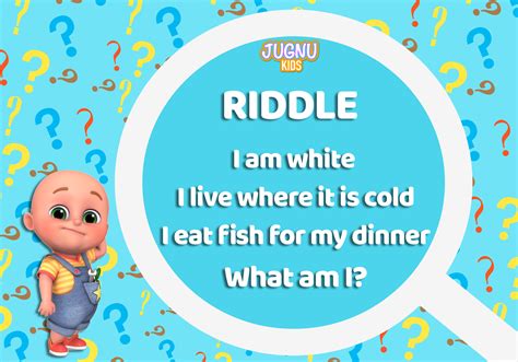 Guess The Riddle🤔 I Am White I Live Where It Is Cold I Eat Fish For My