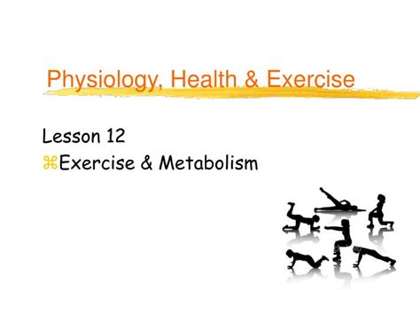 Ppt Physiology Health And Exercise Powerpoint Presentation Free