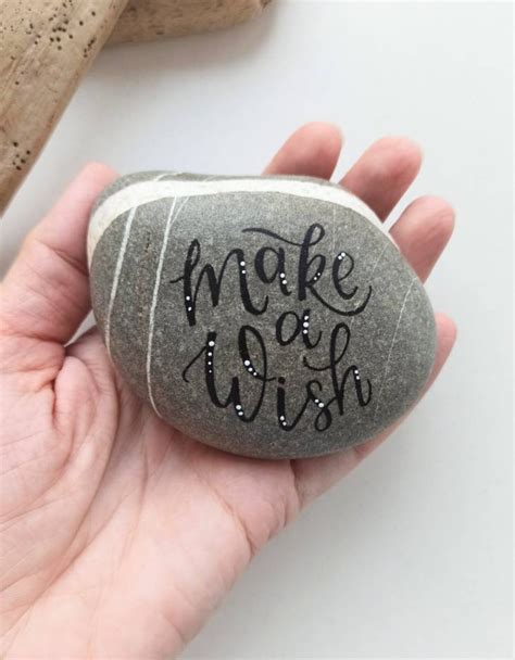 Message Stone Quotes On Stones Inspirational Quotes Etsy