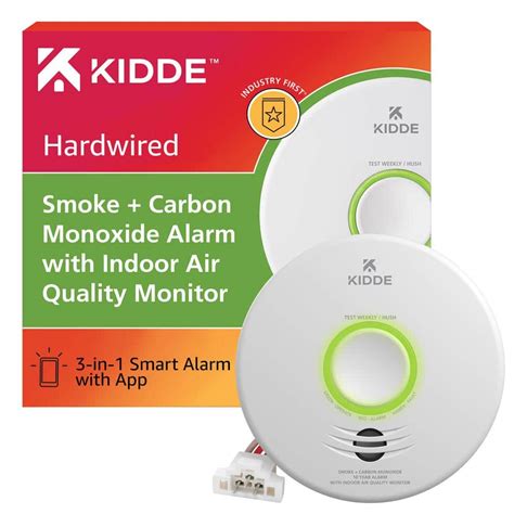 Kidde Smart Smoke And Carbon Monoxide Detector With Indoor Air Quality