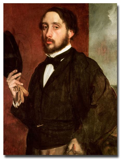 Self Portrait 1862 Canvas Art By Edgar Degas Traditional Prints