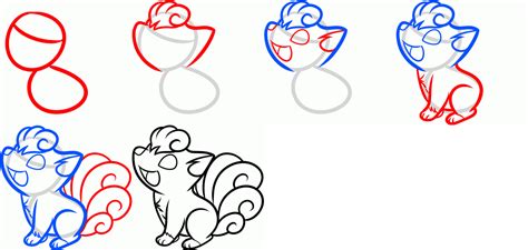 How to Draw Vulpix | Pokemon drawings, Drawings, Colorful ... Draw the tail, eyes, and mouth, the fingers on the pokemon's arms, and the claws on its toes.
