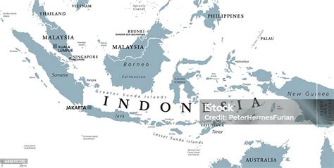 Mappa Politica Indonesiana Immagini Vettoriali Stock E Altre Immagini