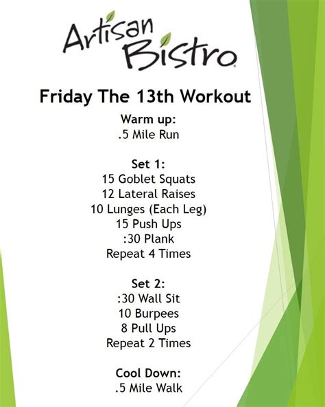 Our Friday The 13th Workout Friday Workout Workout Warm Up At Home