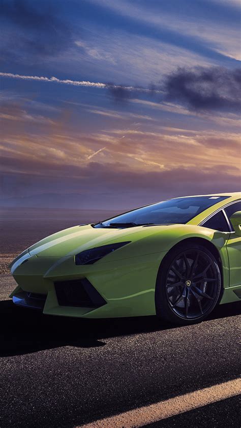 480x854 Green Lamborghini Aventador Lp700 Android One Hd 4k Wallpapers