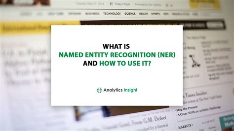 What Is Named Entity Recognition Ner And How To Use It Youtube