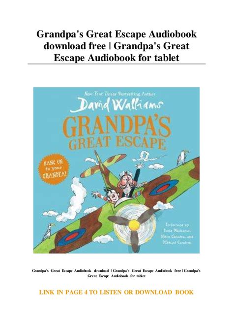 Grandpas Great Escape Audiobook Download Free Grandpas Great Esca