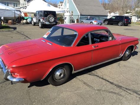 Classic Red 1964 Chevrolet Chevy Corvair Monza Spyder 10000 Original
