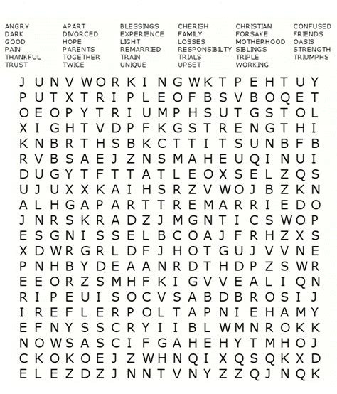 Difficult Word Searches For Adults Printable Nightly Roundup Not Rea