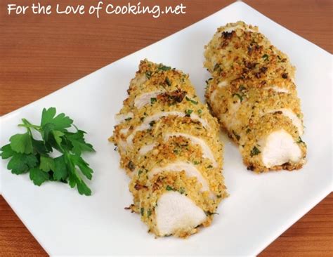Panko are japanese breadcrumbs which are larger than standard breadcrumbs. Mustard-Herb Panko Crusted Chicken Breasts | For the Love ...
