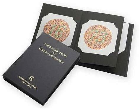 Ishihara Colour Vision Test Book For Color Deficiency 38 Plates Latest